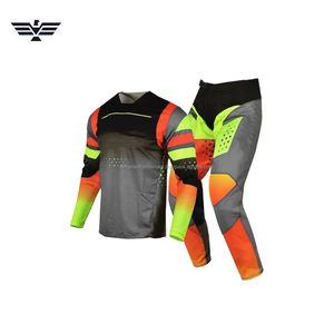 Conjunto de Jersey y Pantalones de Motocross Personalizados, Ropa de Motociclismo Todoterreno, Transpirable, de Secado Rápido, 100% Poliéster, Traje de Carreras de Motocicleta - Product Image 6