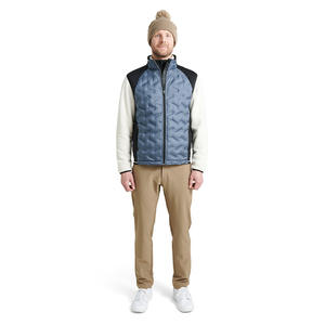 เสื้อแขนกุดกันน้ำกันลมระบายอากาศแห้งเร็วเสื้อกีฬาไฮบริดแบบหลายกระเป๋าสำหรับผู้ชาย - Product Image 1