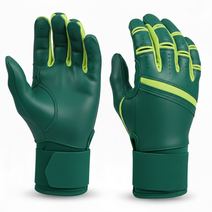 Gants de frappe de baseball en cuir de vachette légers et personnalisables, design ventilé des doigts pour une puissance accrue et une utilisation prolongée - Product Image 2