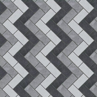 Carreaux de sol en porcelaine céramique pierre travertin blanc beige de qualité supérieure 400x400mm carreaux de stationnement