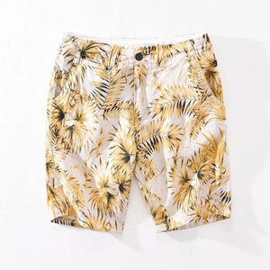 Short ample décontracté pour hommes personnalisé OEM Tendances en gros Short de sport 100% coton imprimé par sublimation style hip-pop de rue - Product Image 1