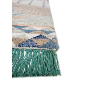 Tapis Manchaha en laine et soie de bambou noué à la main, motif géométrique, pour la maison, le couloir, forme rectangulaire, épaisseur 10 mm - Modèle Les-1853 - Product Image 4