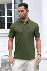 High Quality Men's Short Sleeve for Shirts Moisture <b>Wicking</b> Quick Dry Printed Pattern Spandex/Polyester ODM Casual Button Front - Product Image 5
