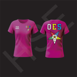 Camiseta OES con Borde de Llama Multicolor para Mujer, Moderna, Informal, de Verano - Product Image 4