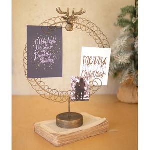 Porte-cartes rond en or de designer Porte-cartes en métal de qualité supérieure pour les mariages, les événements, le bureau et les tables de réception d'Inde - Product Image 4