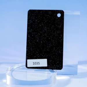 Plaques en acrylique découpées au laser, couleur violet foncé pailleté, avec service de découpe, épaisseur 3mm/4mm/5mm - Product Image 3