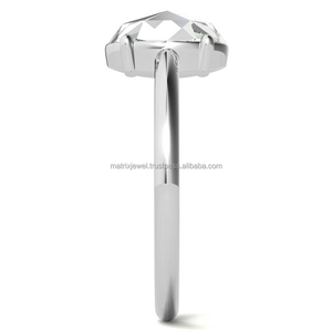 แหวนวงแหวนอินฟินิตี้อาร์ตเดคโคพร้อม3กะรัตรูปวงรีแบบเดี่ยว VVS Def Moissanite ก้านเพชรดีไซน์รัศมีสำหรับเป็นของขวัญครบรอบ - Product Image 6