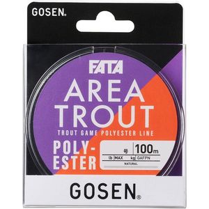 สายเบ็ดตกปลาโพลีเอสเตอร์ GOSEN FATA Area Trout 100 ม. (รุ่น: 0.25/0.3/0.35/0.4) - Product Image 2