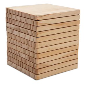 Dessous de verre en bois d'acacia de conception simple accessoires de cadeau de Noël tapis et tampons à la recherche du meilleur produit le plus vendu - Product Image 4