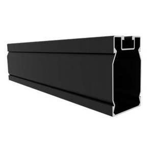 Riel Solar de Aluminio Negro SunModo SMR100-185-B-US de 185 Pulgadas para Montaje en Techos y Cocheras - Product Image 1