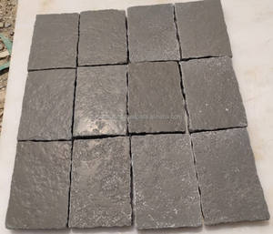 Dalles de pavage en pierre calcaire grise indienne Tandur, motif français, design traditionnel, antique, épaisseur 20/30 mm, revêtement de sol extérieur et intérieur - Product Image 5