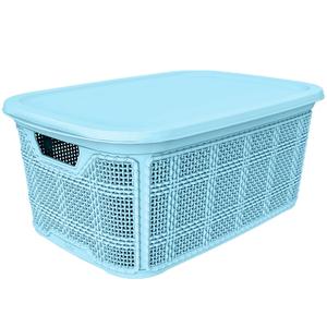 Boîte de rangement empilable en plastique PP durable de 2,5 L, moulée par injection, avec couvercle, organisateur rectangulaire multifonctionnel, maison, bureau, importé de Turquie - Product Image 4