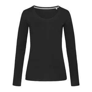 T-shirt extensible à manches longues pour femme, merchandising promotionnel - Product Image 5