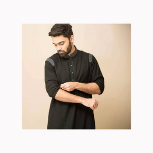 Ropa islámica para hombres, diseño bordado, Salwar Kameez para hombres, Material de alta calidad hecho para hombres, Shalwar kameez - Product Image 4
