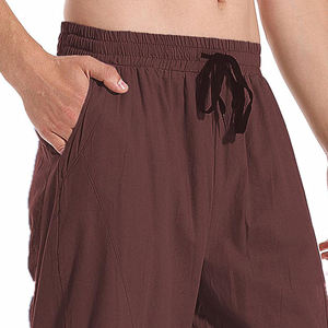 Pantalons personnalisés pour hommes, taille moyenne, pantalons d'extérieur tricotés pour hommes avec de grandes poches, pantalons de jogging ajustés à la cheville pour pantalons streetwear - Product Image 3