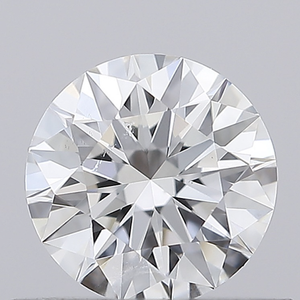 Diamante redondo de 0,55 quilates cultivado en laboratorio D VS2 IGI certificado CVD corte Ideal excelente pulido y simetría para joyería y anillos - Product Image 1