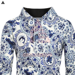 Vêtements d'hiver décontractés pour hommes, sweats à capuche en sublimation, dernier design, sweats à capuche thermiques en sublimation pour adultes, basiques en coton mélangé - Product Image 6