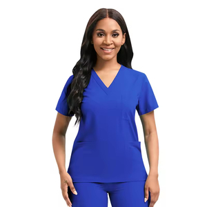 Uniforme médico de traje quirúrgico diseñado con tela transpirable en la parte superior y pantalones para clínicas, hospitales y entornos sanitarios. - Product Image 6