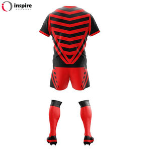 Uniforme de Rugby de poliéster 100% sublimado personalizado, ropa deportiva transpirable para hombres unisex, diseño de conjunto - Product Image 2