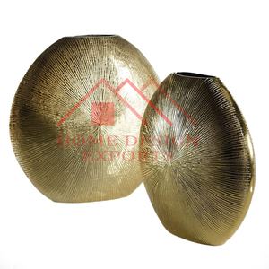 Jarrones de flores para decoración de boda, jarrones de mesa de metal y aluminio niquelado para sala de estar y decoración del hogar - Product Image 3