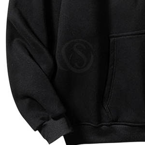 Sudadera con Capucha Extra Grande de Alta Calidad, con Logotipo OEM, Lisa, 100% Algodón, Tejida, Transpirable, Ecológica, para Hombre, Invierno - Product Image 3