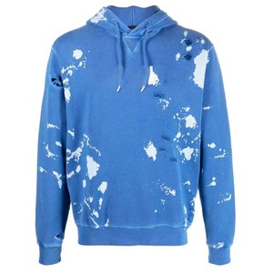 Jersey Unisex de algodón 100% de 500GSM, estilo de corte, lavado ácido para hombre, Sudadera con capucha de lana de gran tamaño para hombre, sudaderas con capucha lisas unisex - Product Image 1