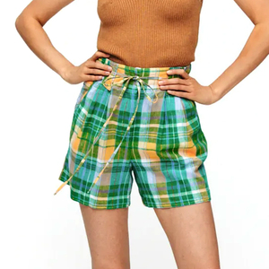 Fabricación 100%, pantalones cortos de algodón de alta calidad para mujer, ropa de calle Nueva, pantalones cortos informales con cordón en la cintura para mujer - Product Image 4