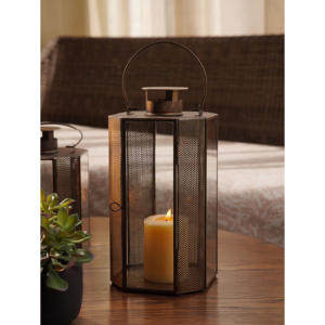 ที่ตั้งเทียนและโคมไฟทำด้วยมือทำจากโลหะทองเหลืองหรูหราทันสมัยขวดโหลเทียนหรูหราสำหรับบ้านและงานแต่งงานตกแต่งคริสต์มาส - Product Image 1