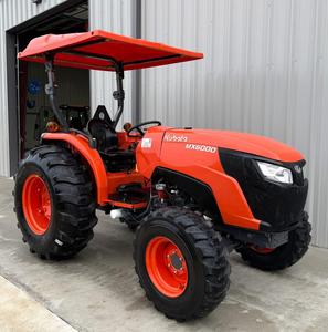 Livraison gratuite Kubota MX6000 tracteur agricole avec chargeur à fixation rapide et godet 777hrs 4WD 62HP moteur Diesel 540 PTO 3 points d'attelage - Product Image 4