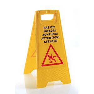 HENDI 300x460x(H)615mm <b>Wet</b> <b>Floor</b> <b>Sign</b> for Yard & Lawn Enhanced Visibility & Durability - Product Image 1