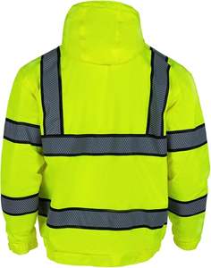Veste réfléchissante haute visibilité pour hommes Veste de sécurité imperméable et haute visibilité pour la construction - Product Image 2