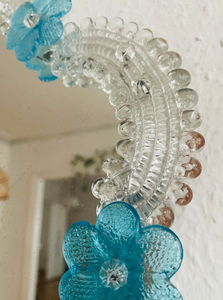 Precioso espejo de cristal de Murano veneciano vintage - Product Image 3