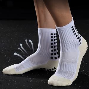 Chaussettes de sport respirantes et anti-humidité avec logo personnalisé pour hommes et femmes, vente en gros OEM, chaussettes de sport avec logo personnalisé - Product Image 4