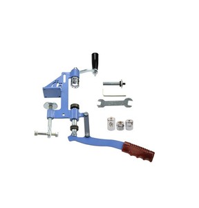 Crimpadora de cartuchos de acero de calibre 410, alta magnificación 6x, vertical, de 4 cabezales, metálica, duradera, multifuncional para caza - Product Image 5