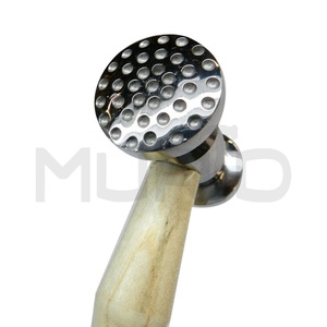 Martillos de textura con diseño de patrón de metal Dimpin redondo Herramientas de formación con cabeza de madera de gran precio Estilo alemán - Product Image 2