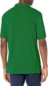 2025 Offre Spéciale Anti-rides hommes pour Polo 100% coton biologique à manches courtes motif solide ODM approvisionnement - Product Image 6