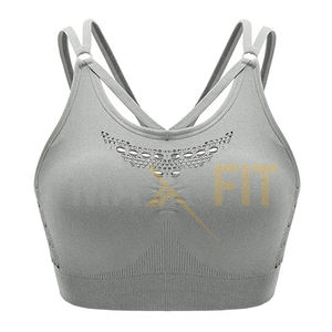 Soutien-gorge de sport en coton à séchage rapide de haute qualité pour femmes conception personnalisée soutien-gorge de yoga de gymnastique de fitness grande taille à vendre - Product Image 1