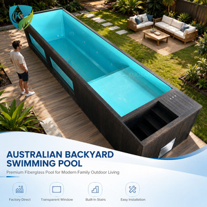 Piscina Commerciale Fuori Terra in Vetroresina 40ft per Hotel e Resort, Collezione Infinity Horizon in FRP, Grande Capacità - Product Image 4