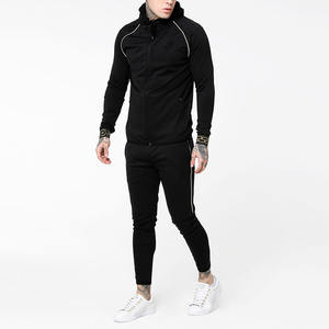 Ensemble pull-over survêtement uni de couleur unie de poids lourd fabricant d'hiver ensemble de sweat à capuche surdimensionné personnalisé en gros - Product Image 1