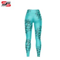 Leggings de sport taille haute personnalisés pour femmes, leggings de yoga, leggings de compression taille haute