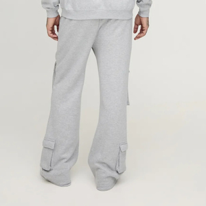 Pantalon de survêtement de style hip-hop lavé 100% coton molletonné avec plusieurs poches cargo Streetwear pantalon léger pour hommes - Product Image 6