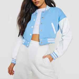 Chaquetas universitarias personalizadas para mujeres con Chaquetas deportivas para mujeres y chaquetas universitarias elegantes para chicas universitarias Letterman - Product Image 4