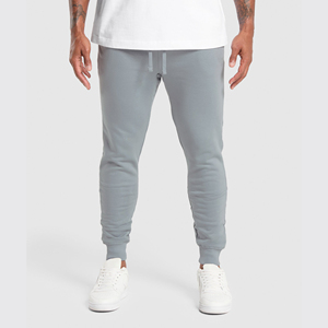 Sweatpants cotton fleece <b>soft</b> flexible durable fabric adjustable waistband factory supplier suitable for workout or streetwear - Product Image 1