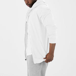 Sudadera con cremallera personalizada para hombre con logotipo bordado etiqueta impresión y personalización para ropa de gimnasio o uniformes de estilo callejero - Product Image 2