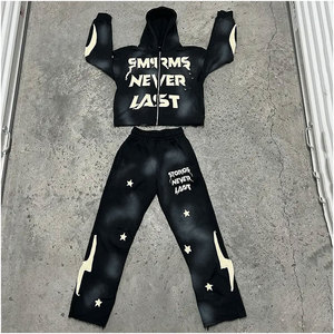 Último diseño chándal sudadera conjunto soporte chaqueta impresión Digital transpirable tela suave chándal para la venta en el precio bajo - Product Image 5