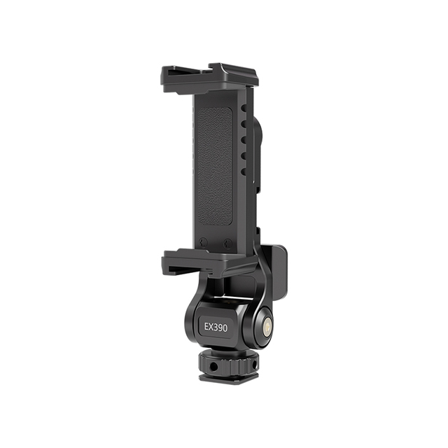 COMAN EX380 EX390 Arca Aluminum Phone Holder Universal Cold Shoe Phone Clip Suitable for Phone Tripod Mount Monopod