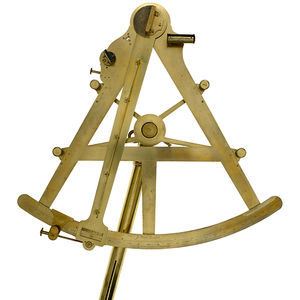 Sextant nautique allemand avec boîte en bois dur, fabriqué à la main, pour la décoration de la maison, de l'hôtel quantité minimale de commande, dernière expédition en laiton - Product Image 1