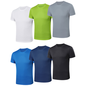 T-shirt athlétique à manches courtes pour hommes, à séchage rapide et évacuation de l'humidité, pour la course à pied, le sport, les hommes, à manches courtes, t-shirts personnalisés - Product Image 4
