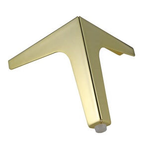 PKCT005-Contemporary 10cm High Stainless Steel <b>Sofa</b> <b>Legs</b> with Gold Plating <b>for</b> Living Room Hospital or Dining Table - Product Image 2