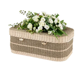 Nouvelle arrivée Urne en jonc de mer faite à la main pour les cendres Urne de crémation en gros de fournitures funéraires du Vietnam - Product Image 5